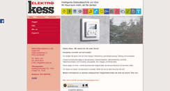 Desktop Screenshot of elektro-kess.de