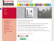 Tablet Screenshot of elektro-kess.de